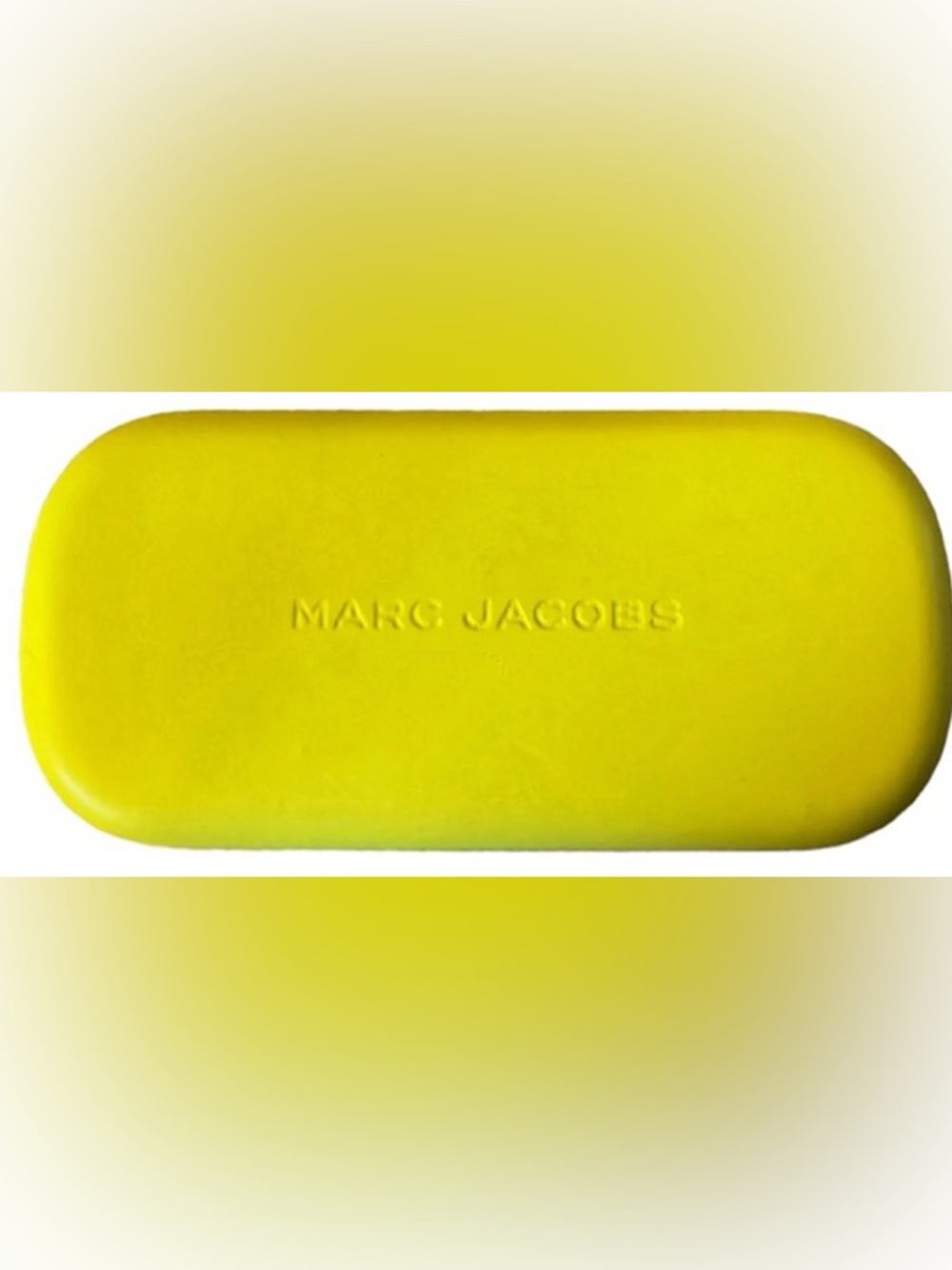 Marc Jacobs Yellow Hard Shell Eyewear Case